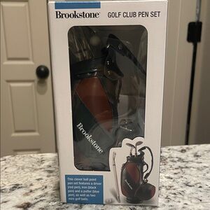Brookstone Golf Club Pen Set - Black and Brown